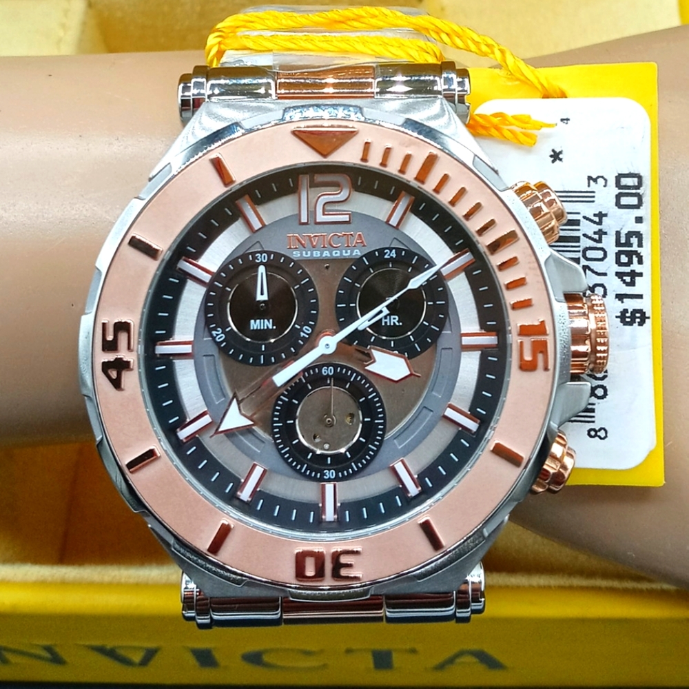 FIRM PRICE-NEW INVICTA SUBQAUA CHRONOGRAPH WATCH